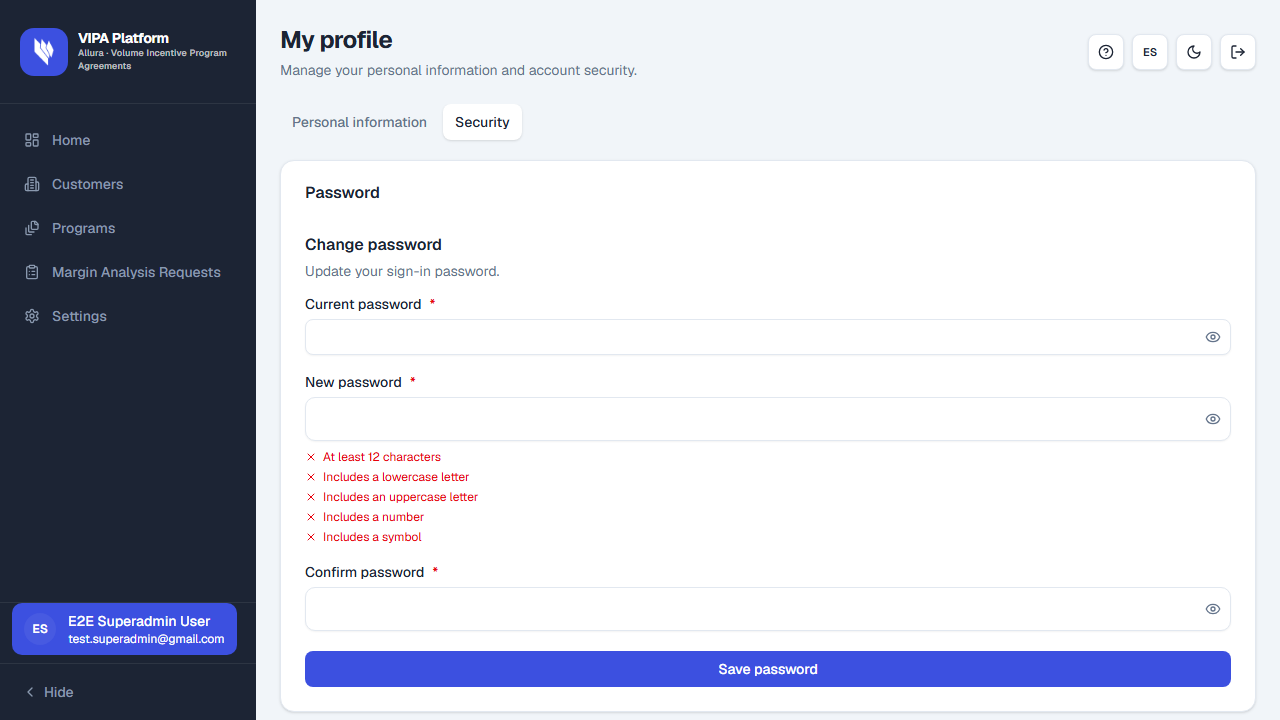 Account security